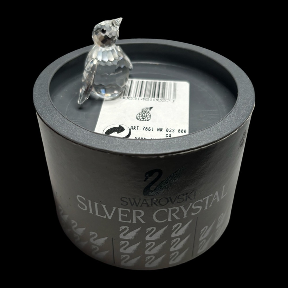 Vintage Swarovski Crystal, Mini Penguin Figurine,Kingdom of Ice and Snow Retired